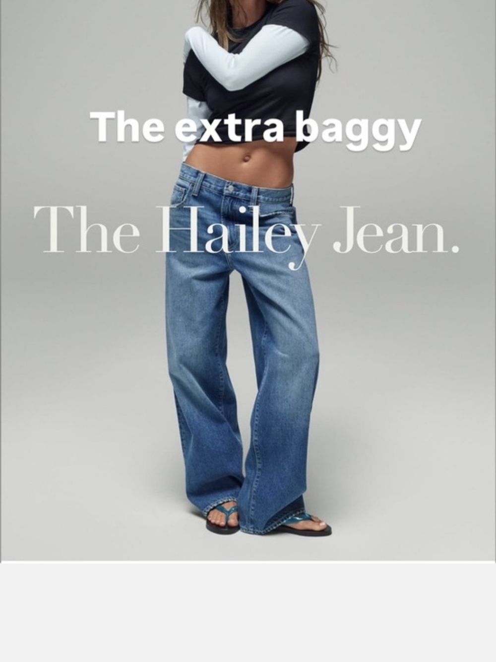 Hailey Extra Baggy Women’s Jeans - Blue